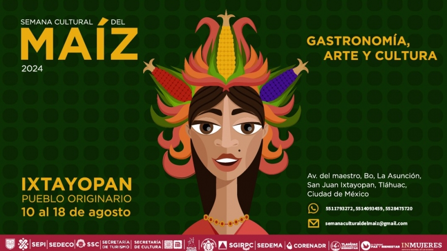 Semana Cultural del Maíz, gastronomía, arte y cultura 2024